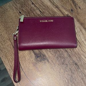 Michael Kors Wallet -Jet Set Double Zip Wristlet